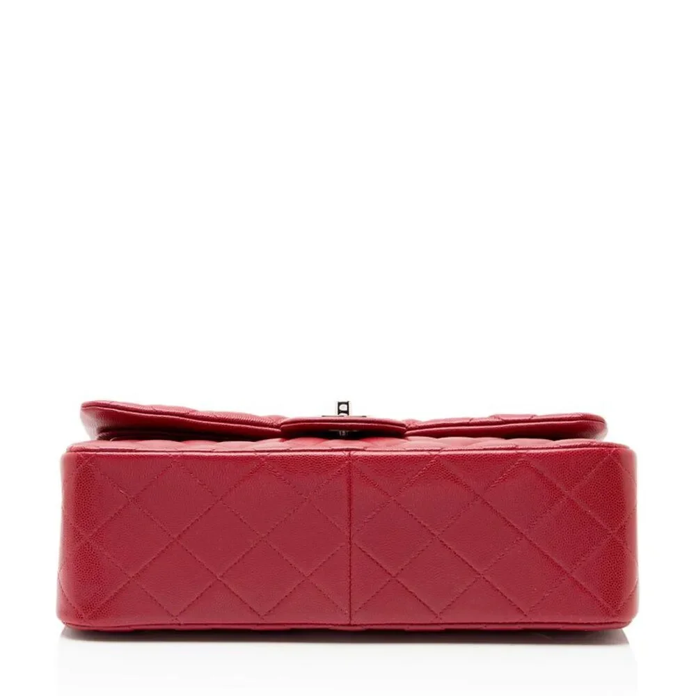 Chanel Caviar Leather Classic Jumbo Double Flap Bag